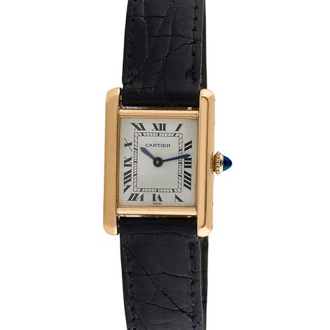 cartier tank womens used|vintage cartier tank watch women's.